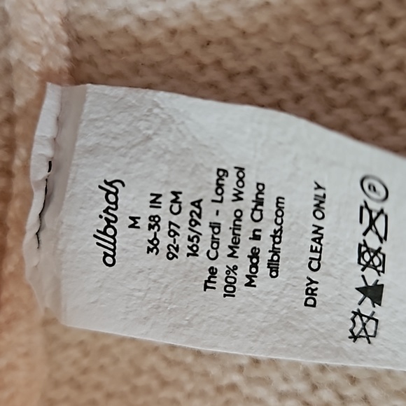 *NWT* allbirds The Cardi - Long - Picture 6 of 12
